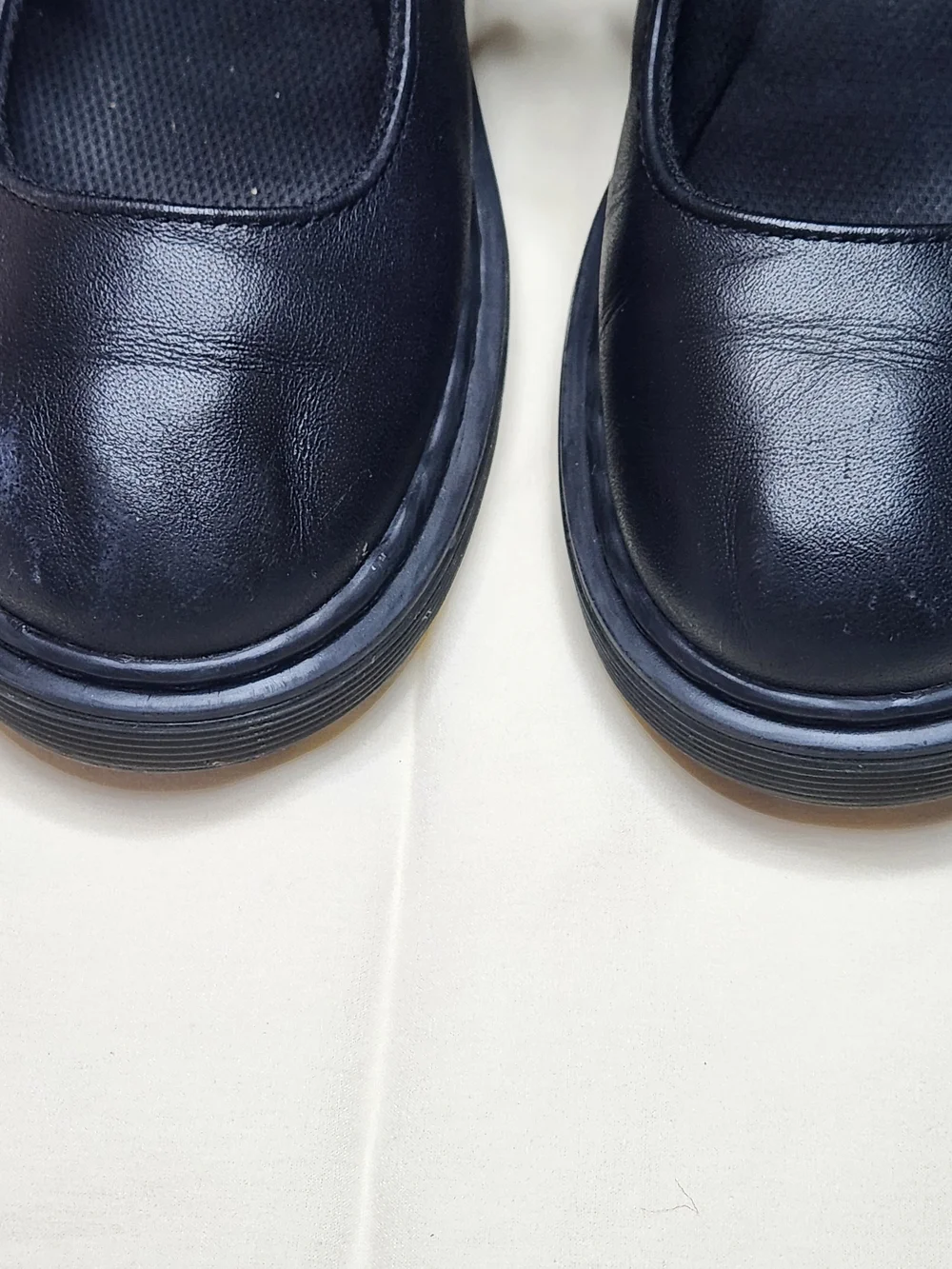 Dr. Martens Maccy Mary Jane Shoes Black Leather Girls / Youth Size US 3